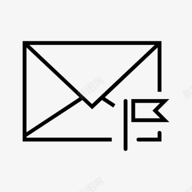信封标志电子邮件标记图标图标