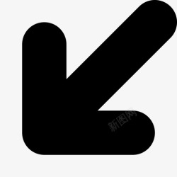8只角西南箭头角图标高清图片