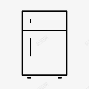 冰箱设备家庭自动化图标图标