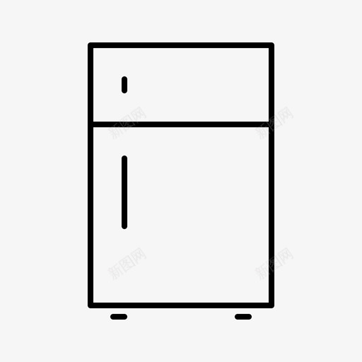 冰箱设备家庭自动化图标svg_新图网 https://ixintu.com 冰箱 家庭自动化 技术 智能家居 网络 设备
