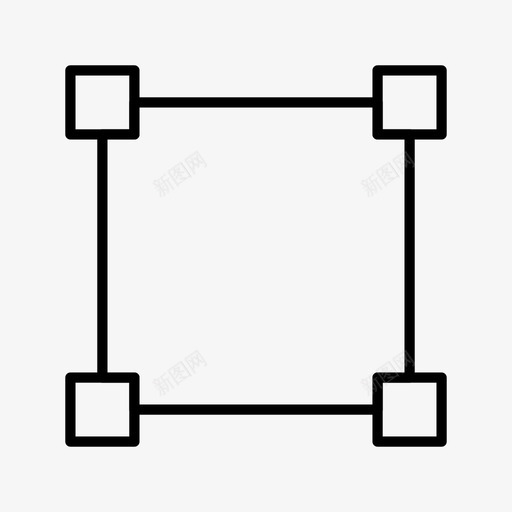 贝塞尔曲线笔形状图标svg_新图网 https://ixintu.com 向量节点 工具 形状 笔 贝塞尔曲线