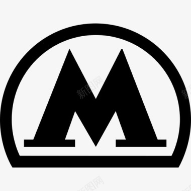 莫斯科地铁标志metrologos图标图标