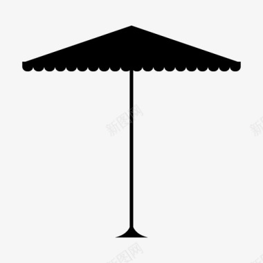 采购产品海滩伞海滩伞阳伞图标图标