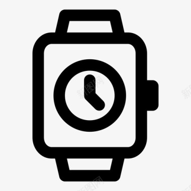 智能手表时钟提醒时间表图标图标