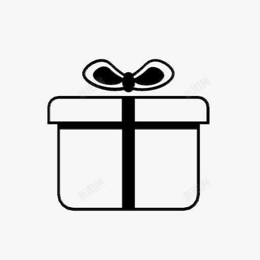 礼品盒蛋糕盒礼物图标svg_新图网 https://ixintu.com 礼品盒 礼物 蛋糕盒