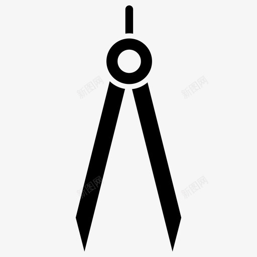 指南针建筑绘图图标svg_新图网 https://ixintu.com 几何 学校 建筑 指南针 教育 测量 科学实体 绘图