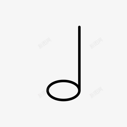 音符音频作曲图标svg_新图网 https://ixintu.com 作曲 播放 音符 音频