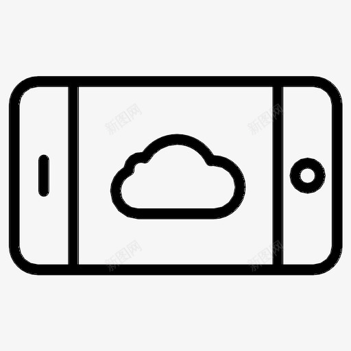 在线存储云icloud图标svg_新图网 https://ixintu.com icloud 云 在线存储 手机 智能手机