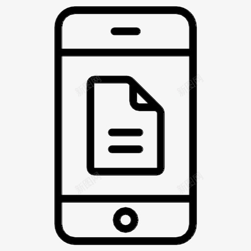 在线文档笔记电话图标svg_新图网 https://ixintu.com 在线文档 智能手机 电话 笔记
