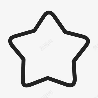 星形五角形多边形图标图标