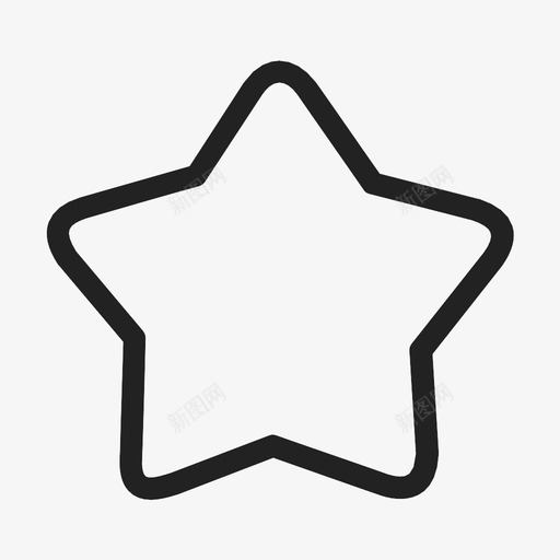 星形五角形多边形图标svg_新图网 https://ixintu.com 五角形 圆形星形 多边形 星形 等级