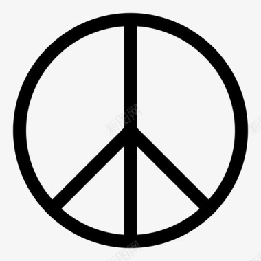 和平和平的标志和平的象征图标图标