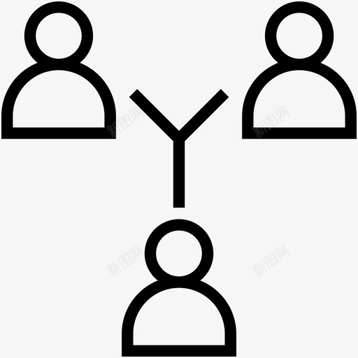人员层次结构组组织结构图标svg_新图网 https://ixintu.com 人员层次结构 团队 用户 组 组织结构 银行和财务图标