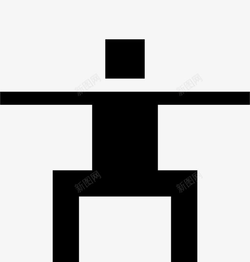 男子伸展锻炼蹲下图标svg_新图网 https://ixintu.com ios工具栏图标字形 男子伸展 蹲下 锻炼
