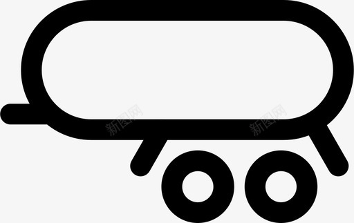 卡车拖车油箱油汽油图标图标