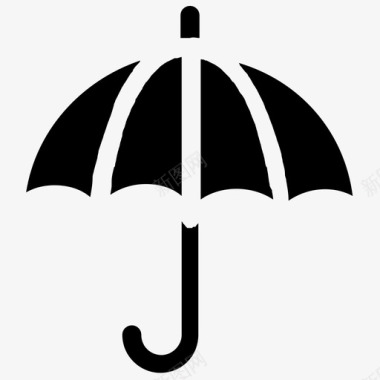 伞保险概念阳伞图标图标