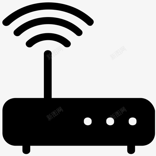 wifi路由器wifi调制解调器无线保真度图标svg_新图网 https://ixintu.com wifi调制解调器 wifi路由器 wlan 无线保真度 用户界面图标集合