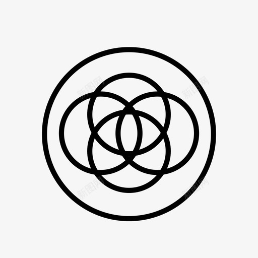 联盟连接星球图标svg_新图网 https://ixintu.com 团队 太空 星球 联盟 连接