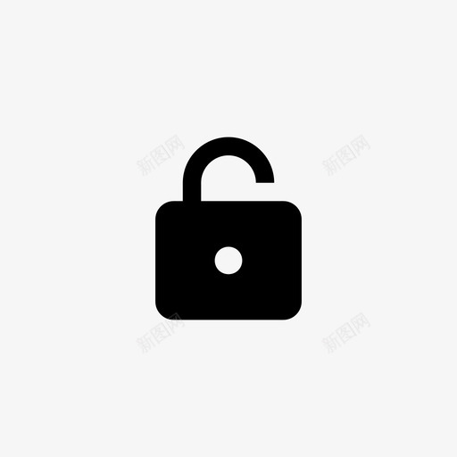 开锁钥匙隐私图标svg_新图网 https://ixintu.com 开锁 钥匙 隐私
