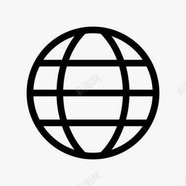 地球仪互联网地图图标图标