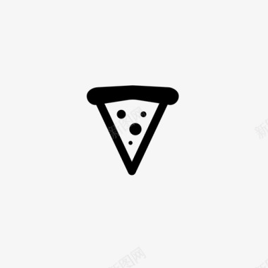 披萨快餐切片图标图标