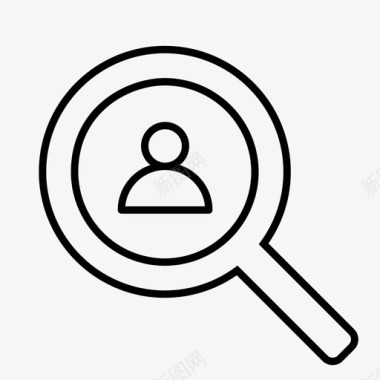 搜索配置文件查找个人图标图标