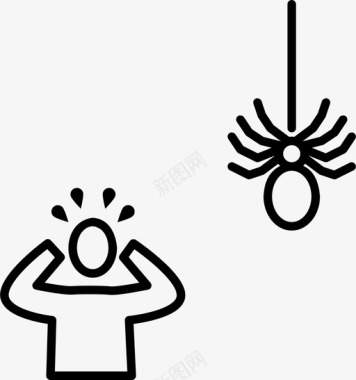 怕蜘蛛怕人图标图标