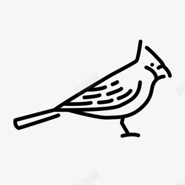红雀动物鸟图标图标