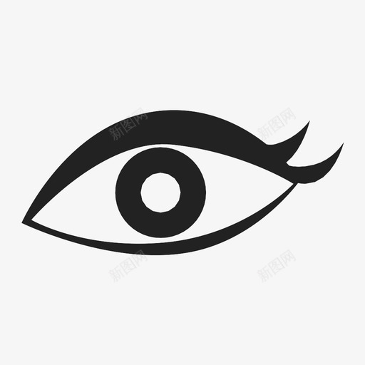 眼看视图标svg_新图网 https://ixintu.com 球 看 眼 观 视
