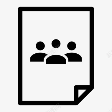 文件电话会议沟通小组图标图标