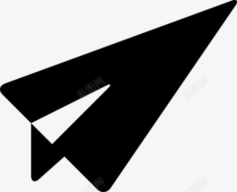 纸飞机目的地飞行图标图标
