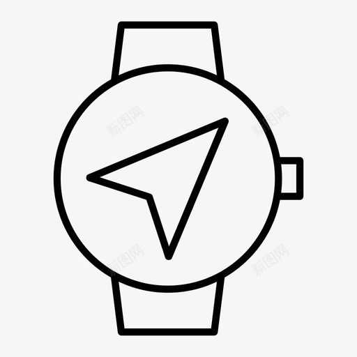 导航智能手表苹果智能手表智能手表图标svg_新图网 https://ixintu.com 导航智能手表 技术 时间 智能手表 苹果智能手表