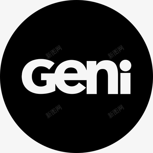 Geni社交标志圆形社交图标svg_新图网 https://ixintu.com Geni社交标志 圆形社交图标