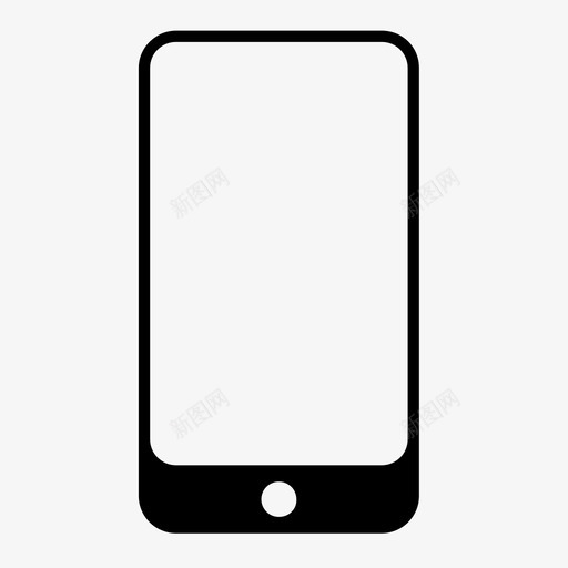 手机图标空白手机svg_新图网 https://ixintu.com 图标 手机 空白手机