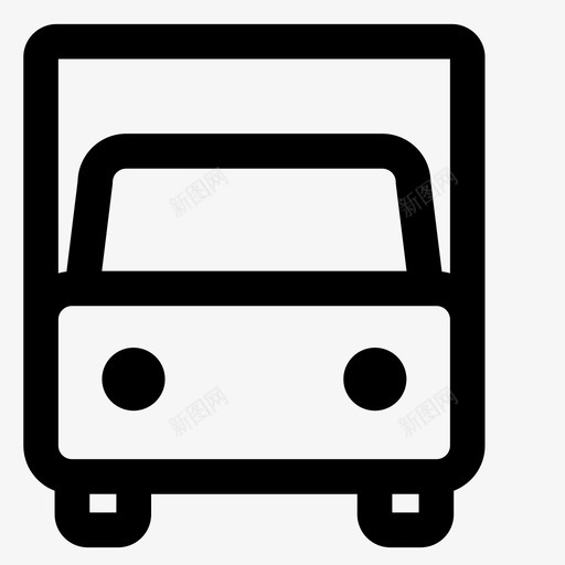 卡车运输工具旅行车图标svg_新图网 https://ixintu.com 卡车 旅行车 货车 车辆 运输工具