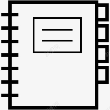 日记数据记事本图标图标