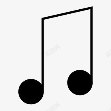音符流行音乐声音图标图标