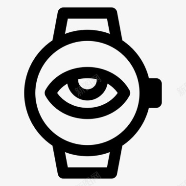 眼睛智能手表苹果智能手表隐藏图标图标