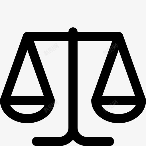 平衡量表平等公正量表图标svg_新图网 https://ixintu.com cutiecons32px网格2px笔划 公正量表 平等 平衡量表 律师 法律