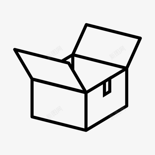箱子搬家打包图标svg_新图网 https://ixintu.com 包装 打包 搬家 箱子
