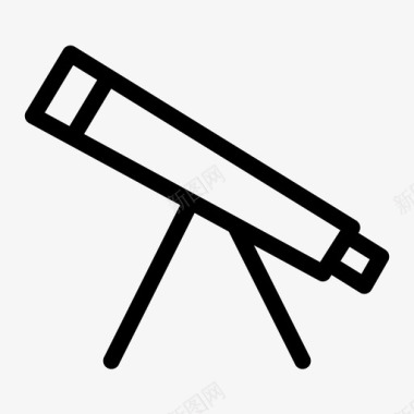 望远镜天文凝视图标图标