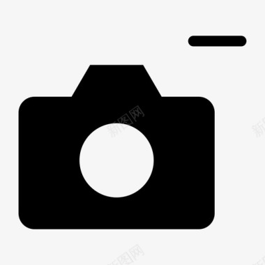 相机删除艺术画廊图标图标