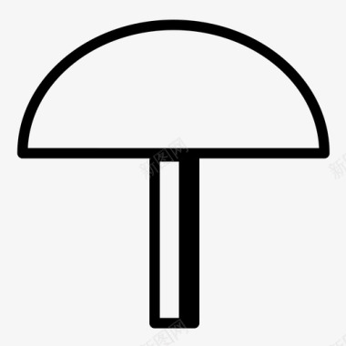 伞树毛坯园林绿化草坪养护图标图标