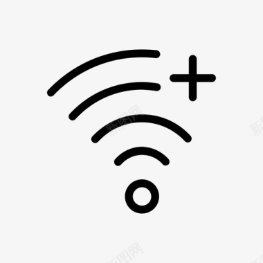wifi添加连接plus图标图标