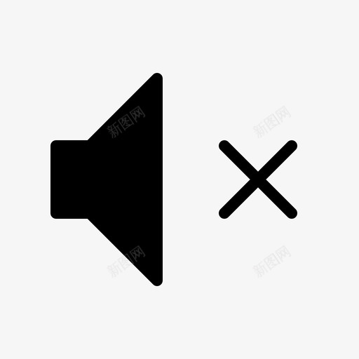 静音应用程序业务图标svg_新图网 https://ixintu.com 业务 应用程序 用户界面 程序 软件 静音
