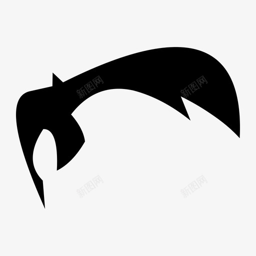头发假发绒毛图标svg_新图网 https://ixintu.com 假发 头发 绒毛