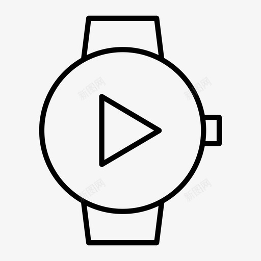 玩智能手表苹果智能手表智能手表图标svg_新图网 https://ixintu.com 时间 智能手表 玩智能手表 科技 苹果智能手表
