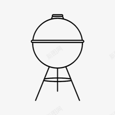 烧烤美食夏日图标图标