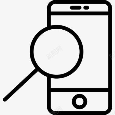搜索应用程序搜索查找器图标图标