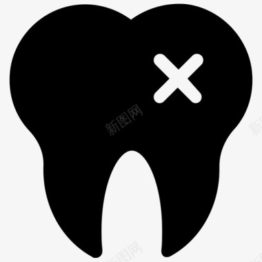 牙科辅助牙科护理磨牙图标图标
